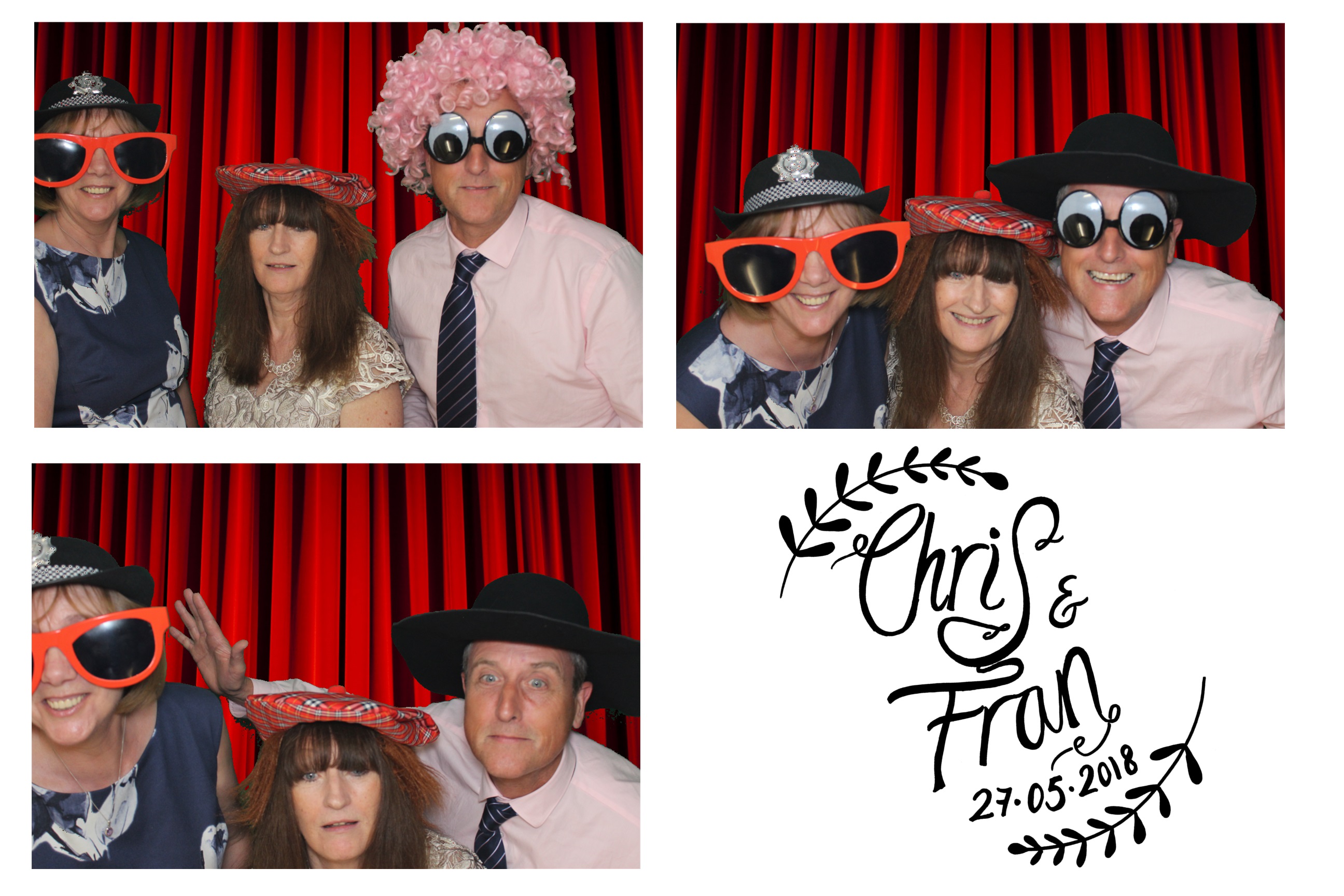 Chris & Fran | View more photos from the event at images.mobile-photo-booth.com/u/MobilePhotoBoothUK/Chris-Fran